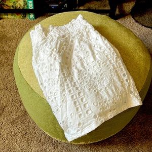 Express Large White Shorts